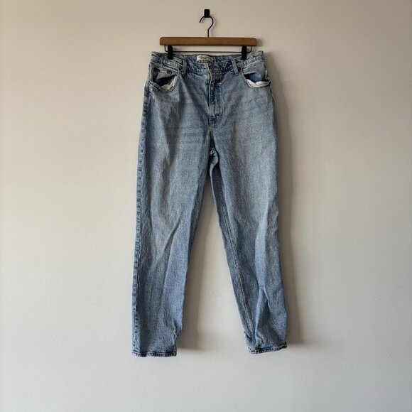 Abercrombie & Fitch Women's The 90s Straight Ultra High Rise Jean Size 33/16 L - Picture 3 of 16
